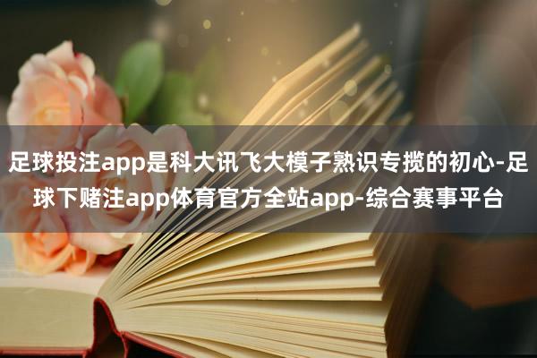 足球投注app是科大讯飞大模子熟识专揽的初心-足球下赌注app体育官方全站app-综合赛事平台