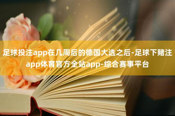 足球投注app在几周后的德国大选之后-足球下赌注app体育官方全站app-综合赛事平台