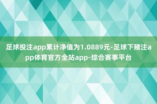 足球投注app累计净值为1.0889元-足球下赌注app体育官方全站app-综合赛事平台