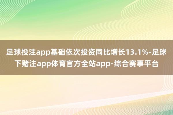 足球投注app基础依次投资同比增长13.1%-足球下赌注app体育官方全站app-综合赛事平台